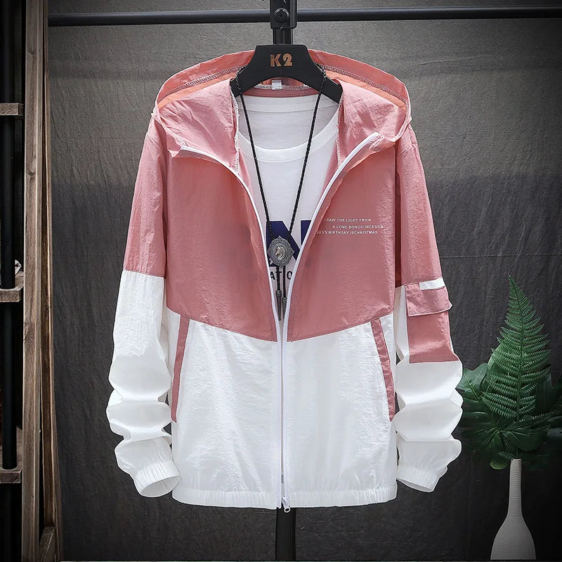 Jaqueta UV Premium Masculina Casual Streetwear