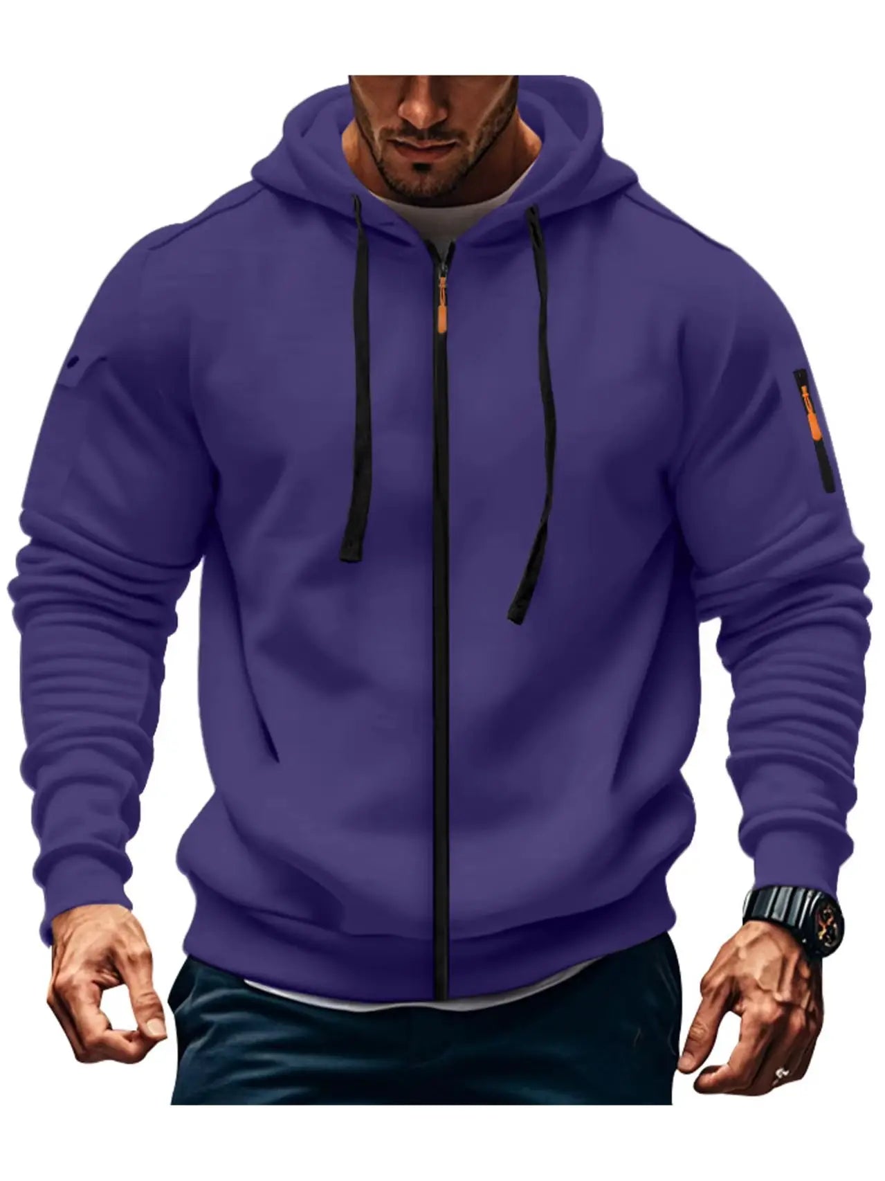 Jaqueta Masculina Hoodie Esportiva Premium