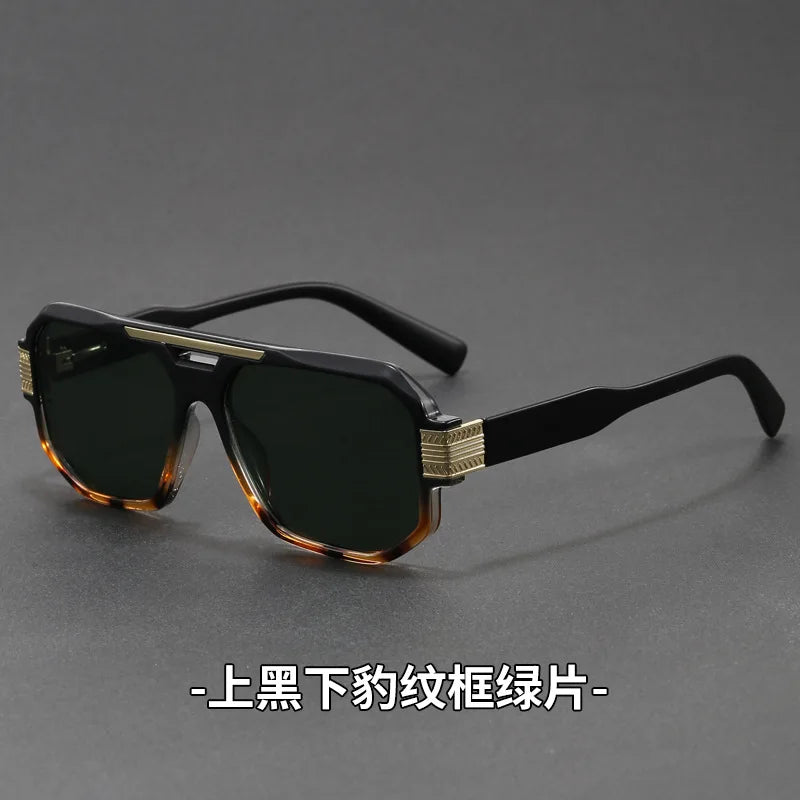 Óculos de Sol Aviador Premium Double Bridge Masculino e Feminino