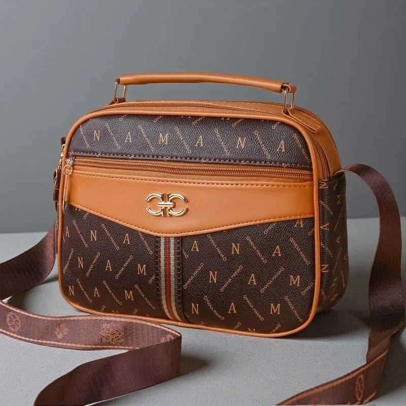 Bolsa Feminina Premium Crossbody Grande Capacidade Casual Elegante