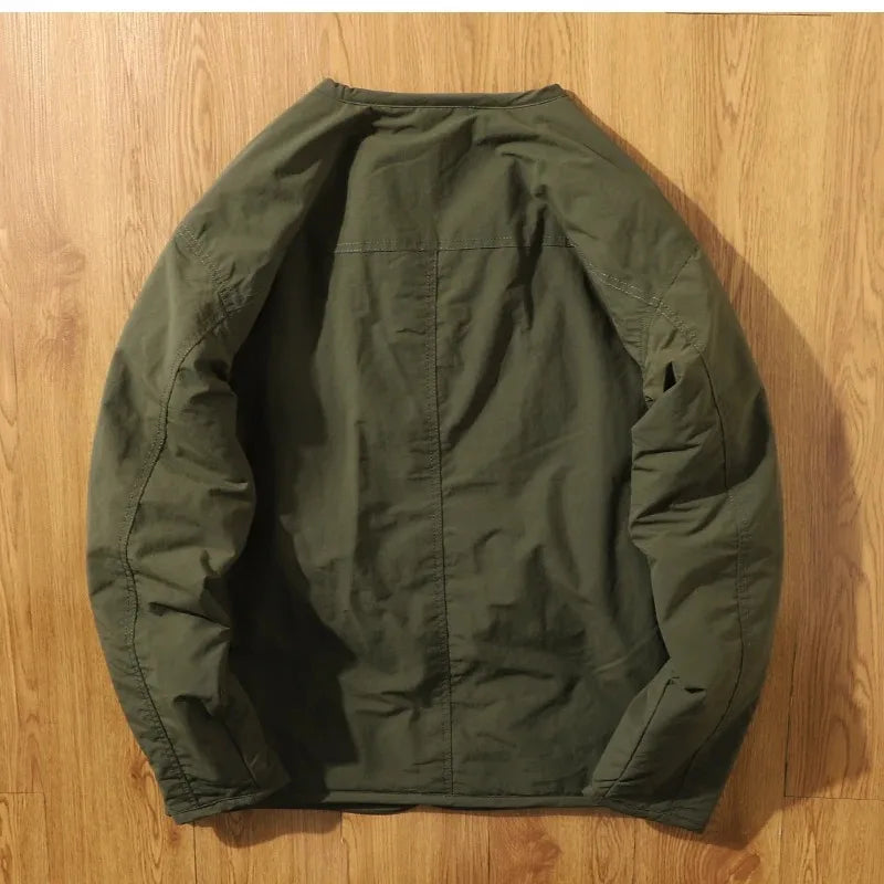 Jaqueta Masculina Workwear Retrô Minimalista