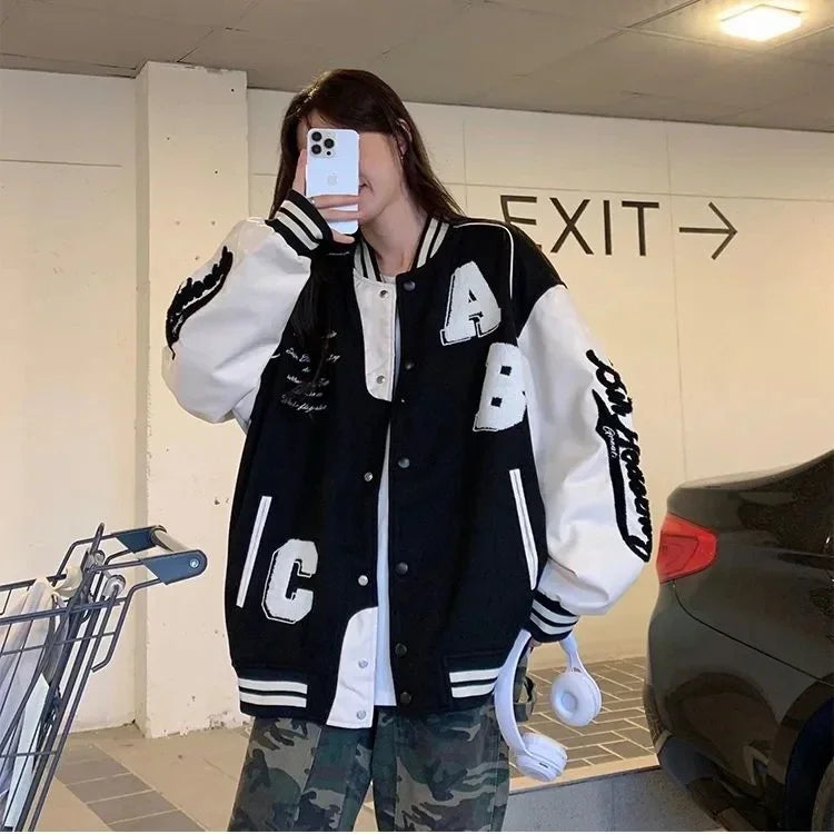 Jaqueta Varsity Premium Feminina Y2K Streetwear