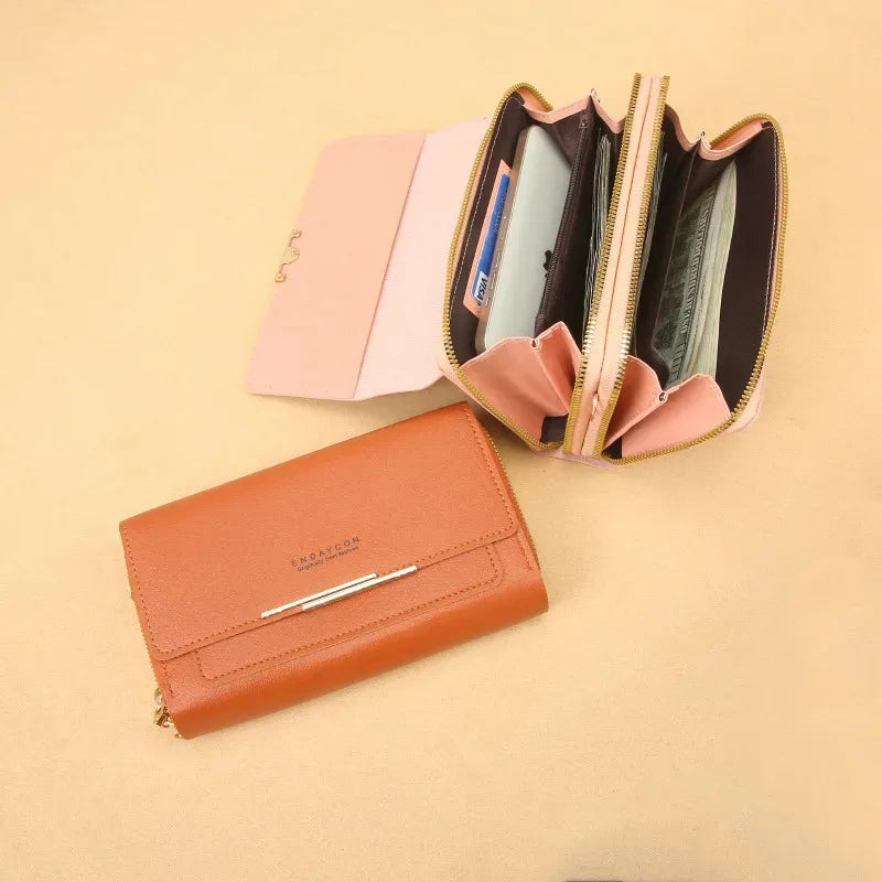 Carteira Bolsa Feminina Multifuncional Shoulder Clutch Premium
