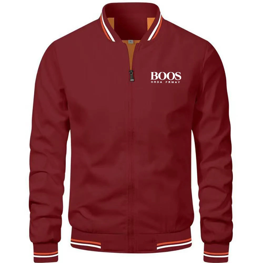 Jaqueta Bomber Masculina Slim Fit Preta Premium