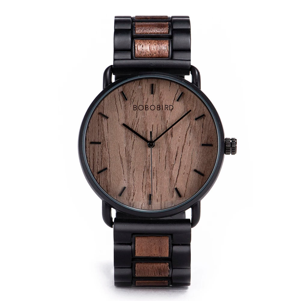 Relógio Masculino Wooden Luxury Premium BOBO BIRD