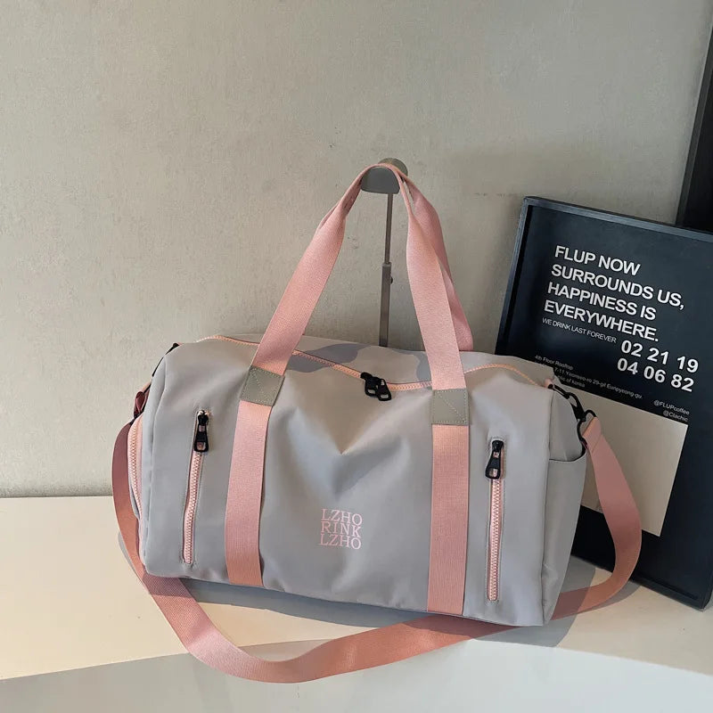 Bolsa de Viagem Grande Capacidade Impermeável Academia Weekend Bag