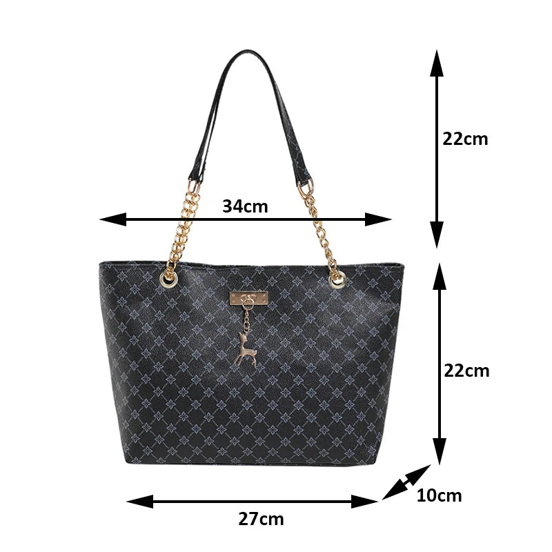 Bolsa Feminina Tote Soft Leather Grande Capacidade Premium Fashion
