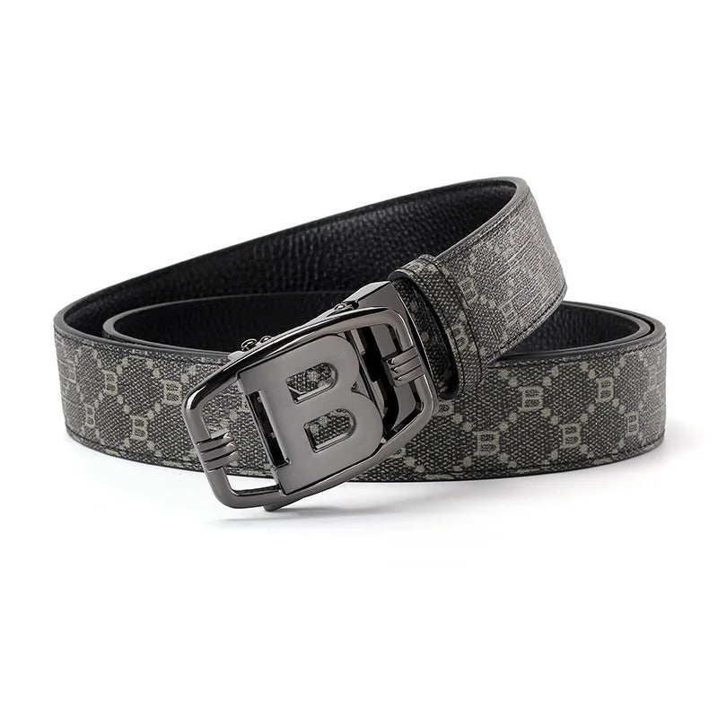 Cinto Masculino Luxury Premium Leather Designer Buckle