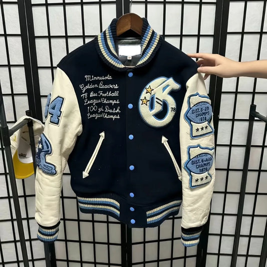 Jaqueta Varsity Premium Masculina Luxury Streetwear