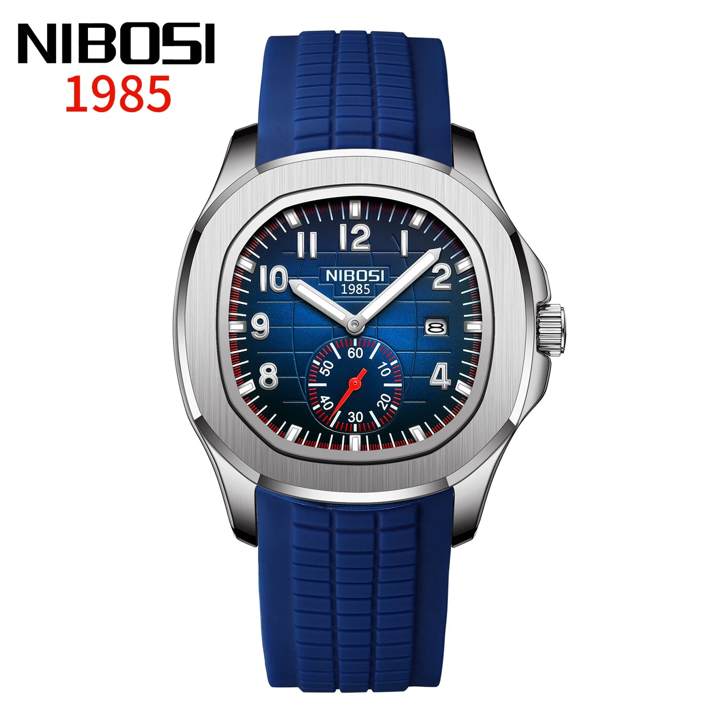 Relógio Masculino NIBOSI Premium Luxury 30ATM em Aço Inoxidável