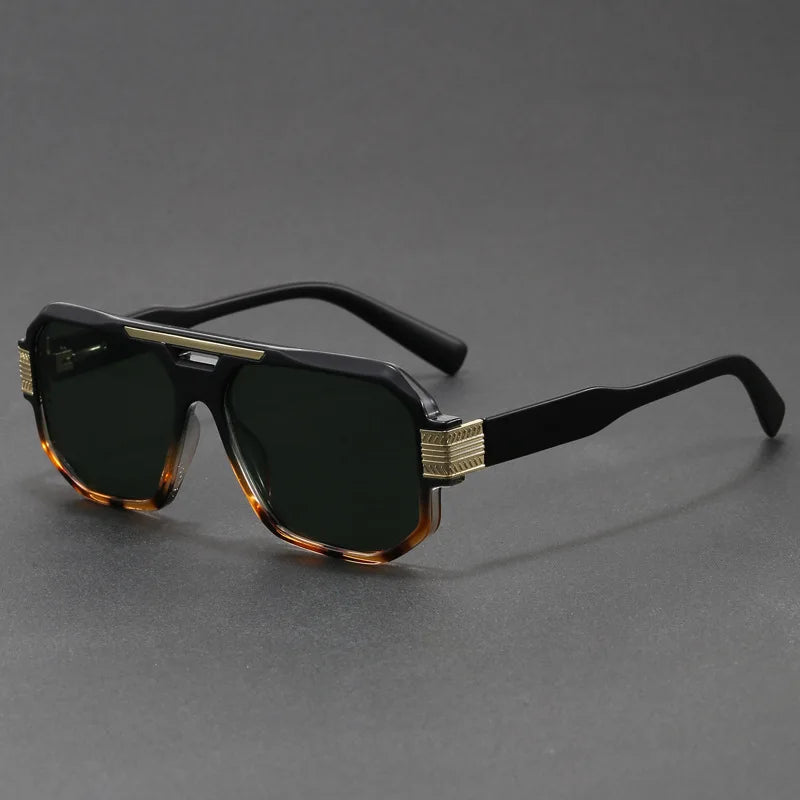 Óculos de Sol Aviador Premium Double Bridge Masculino e Feminino