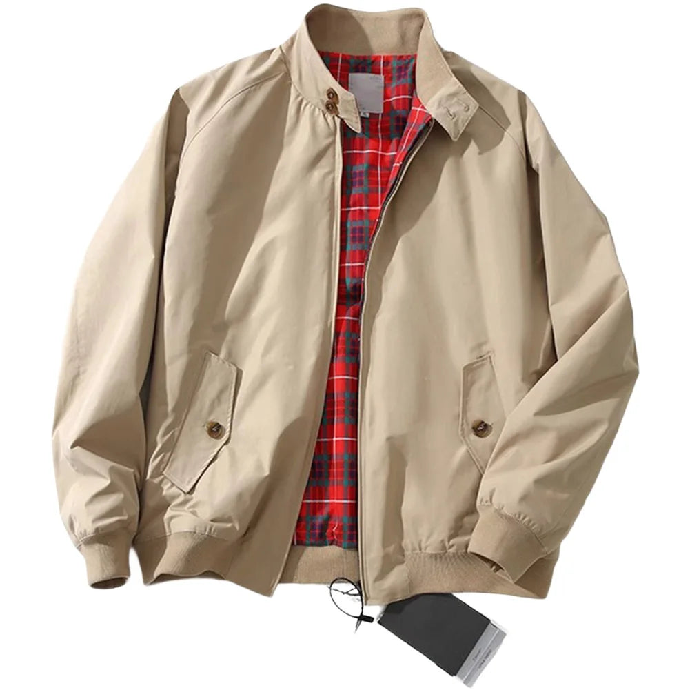 Jaqueta Masculina Retrô Gola Alta Premium