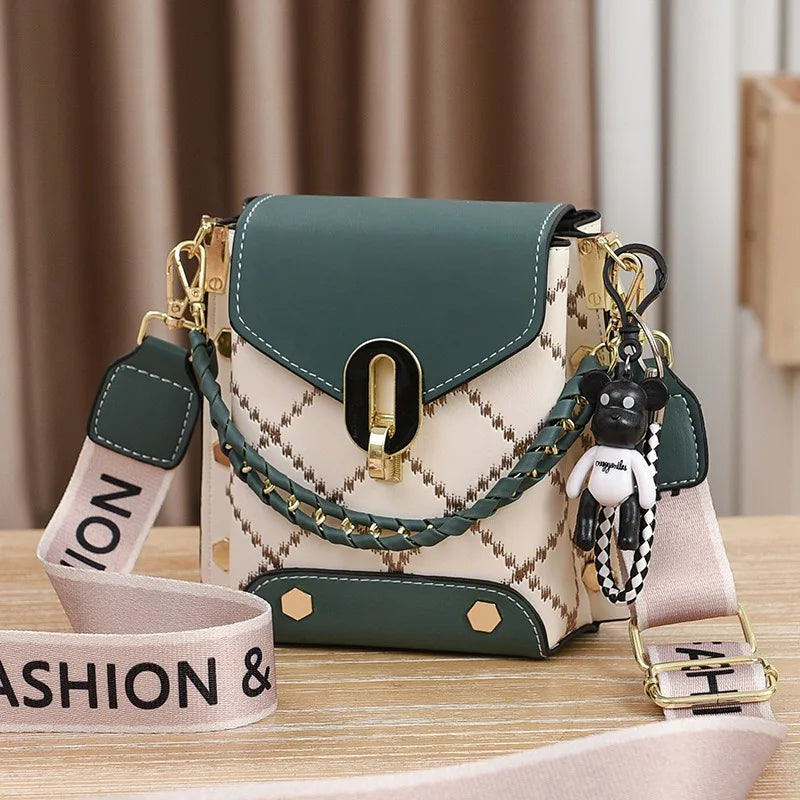 Bolsa Feminina Mini Square Crossbody Korean Style Premium Fashion