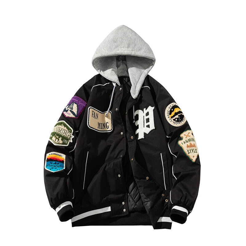 Jaqueta Varsity Americana Premium Streetwear