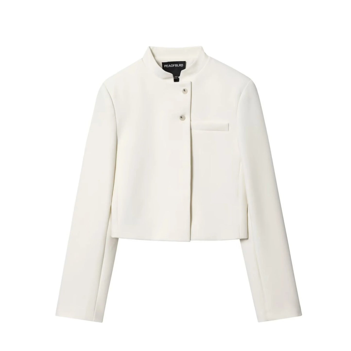 Blazer Feminino Elegance Branco Slim Premium