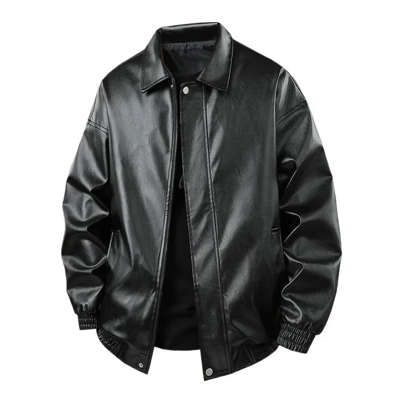 Jaqueta Leather Premium Masculina Minimal Streetwear