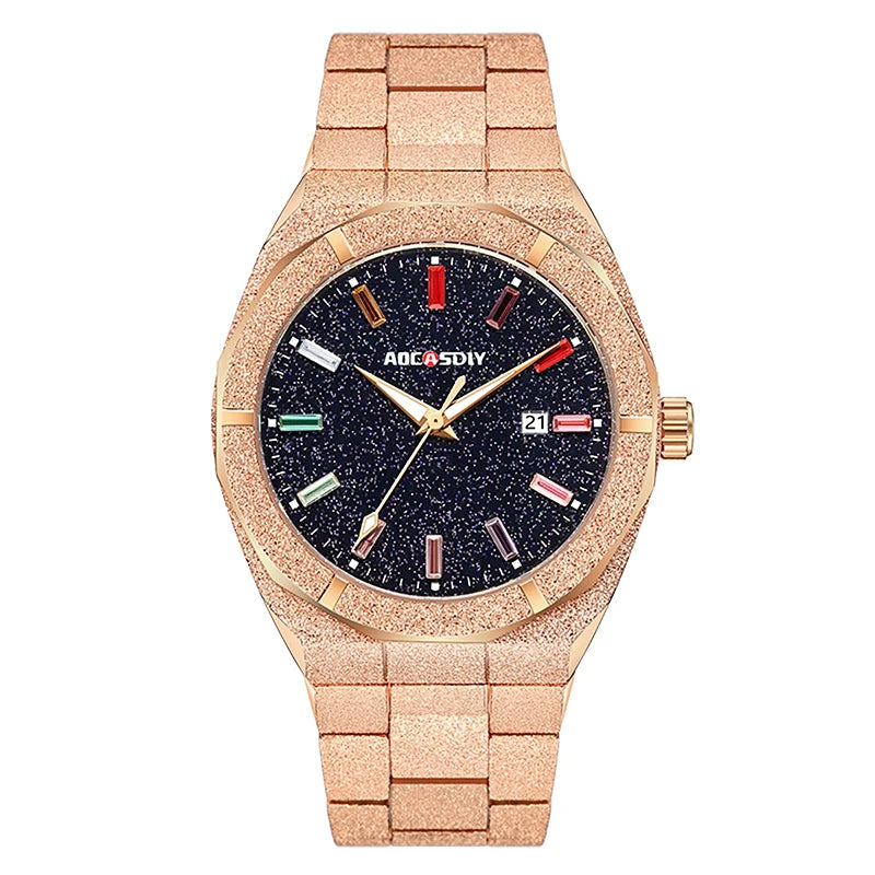 Relógio Masculino Premium Business Quartz com Pulseira Elegante