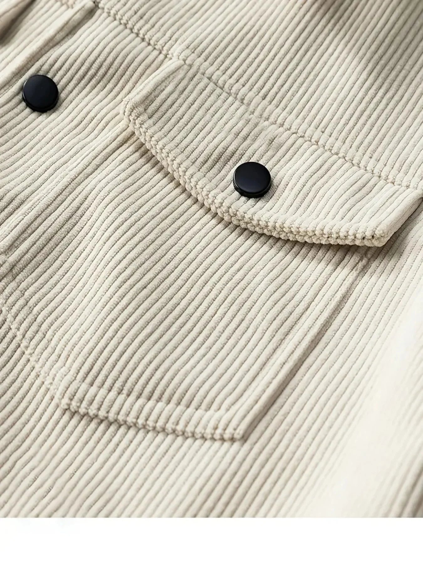 Jaqueta Masculina Cotelê Japonesa Oversized