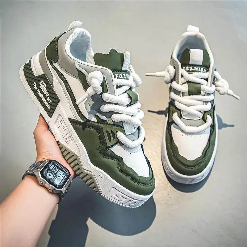 Tênis Casual Masculino Streetwear Premium Confortável Lifestyle