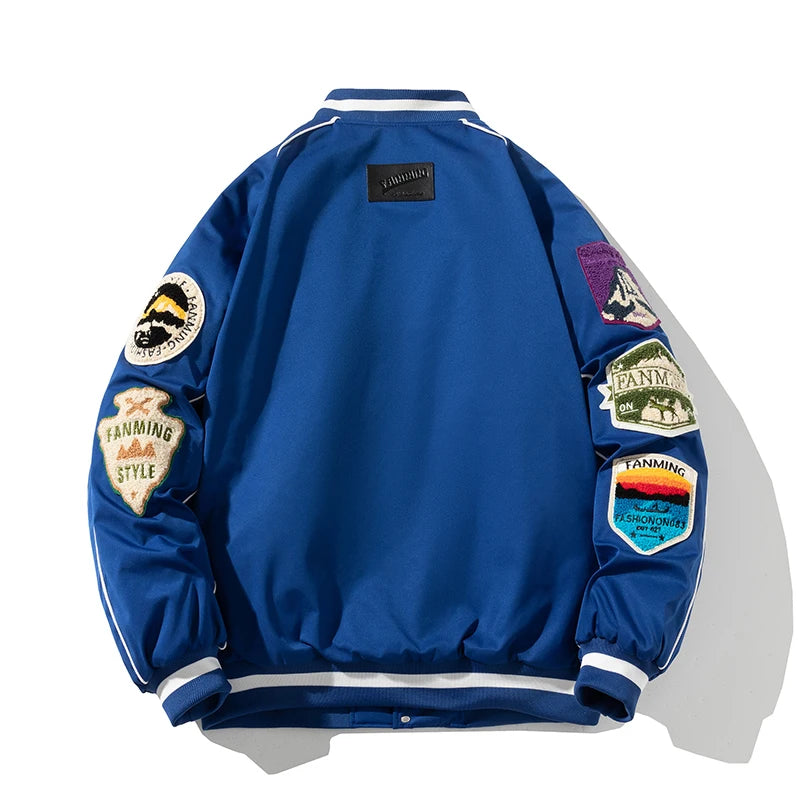 Jaqueta Varsity Americana Premium Streetwear