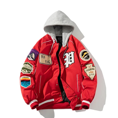 Jaqueta Varsity Americana Premium Streetwear