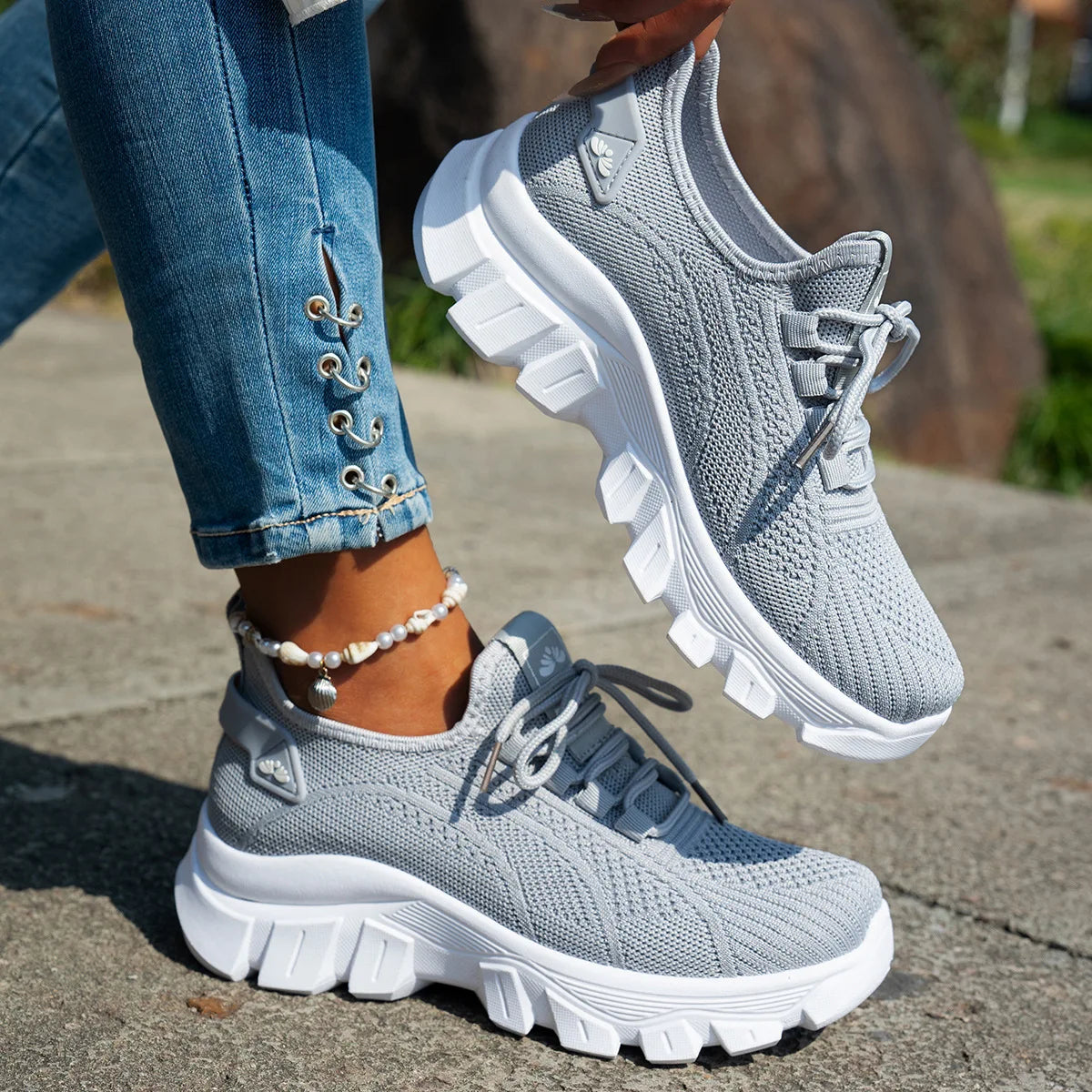 Tênis Feminino Knit Comfort Premium