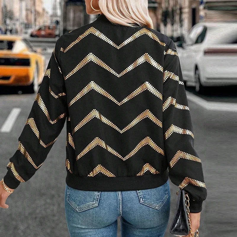 Jaqueta Bomber Feminina Preta Premium