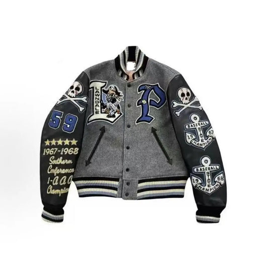 Jaqueta Varsity Premium Masculina Dark Streetwear