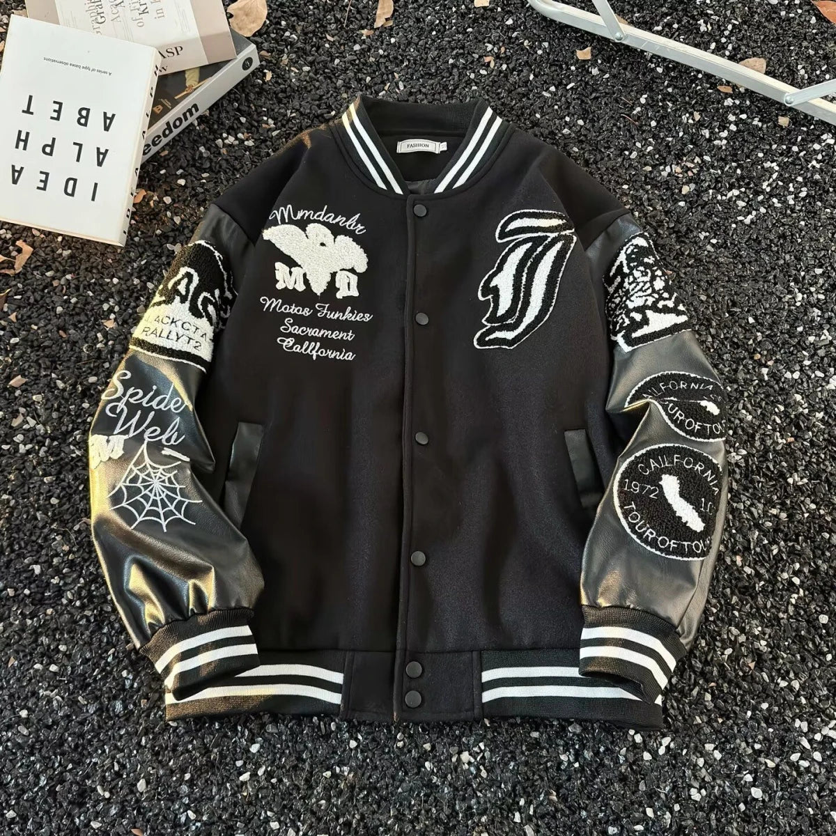 Jaqueta Varsity Premium Masculina Casual Streetwear