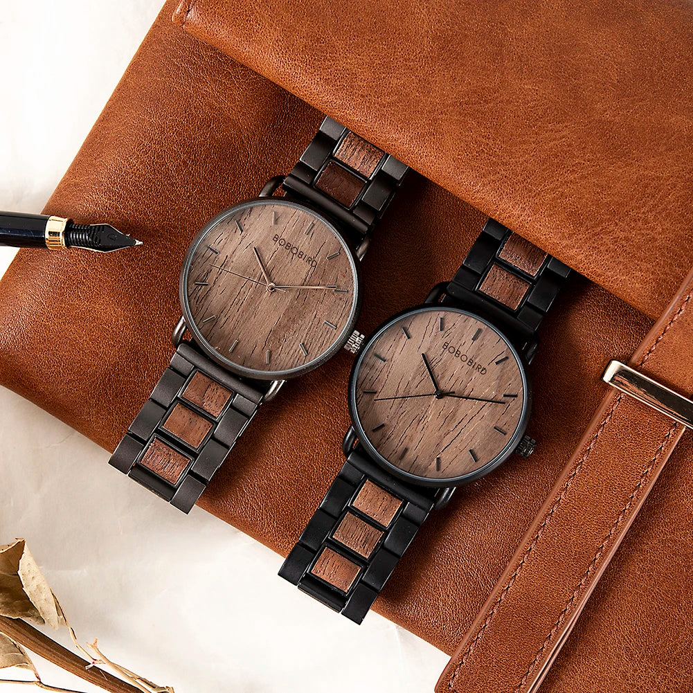 Relógio Masculino Wooden Luxury Premium BOBO BIRD