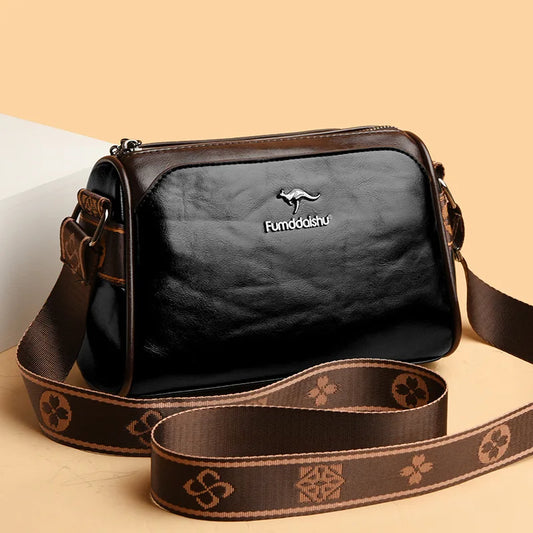 Bolsa Feminina Pillow Bag Retro Grande Capacidade Crossbody Premium