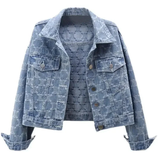 Jaqueta Feminina Tweed Cropped Premium