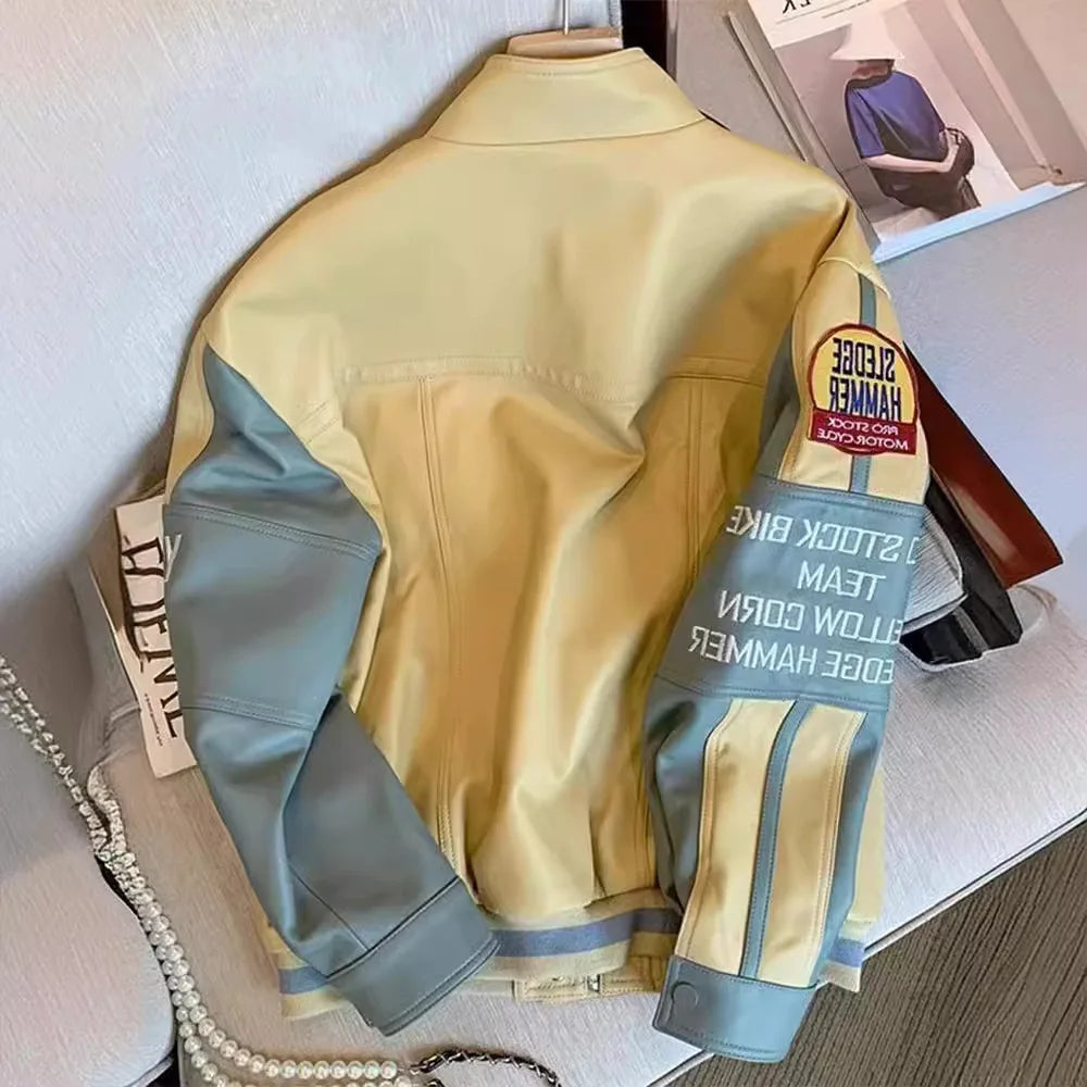 Jaqueta Leather Premium Unissex Streetwear Vintage