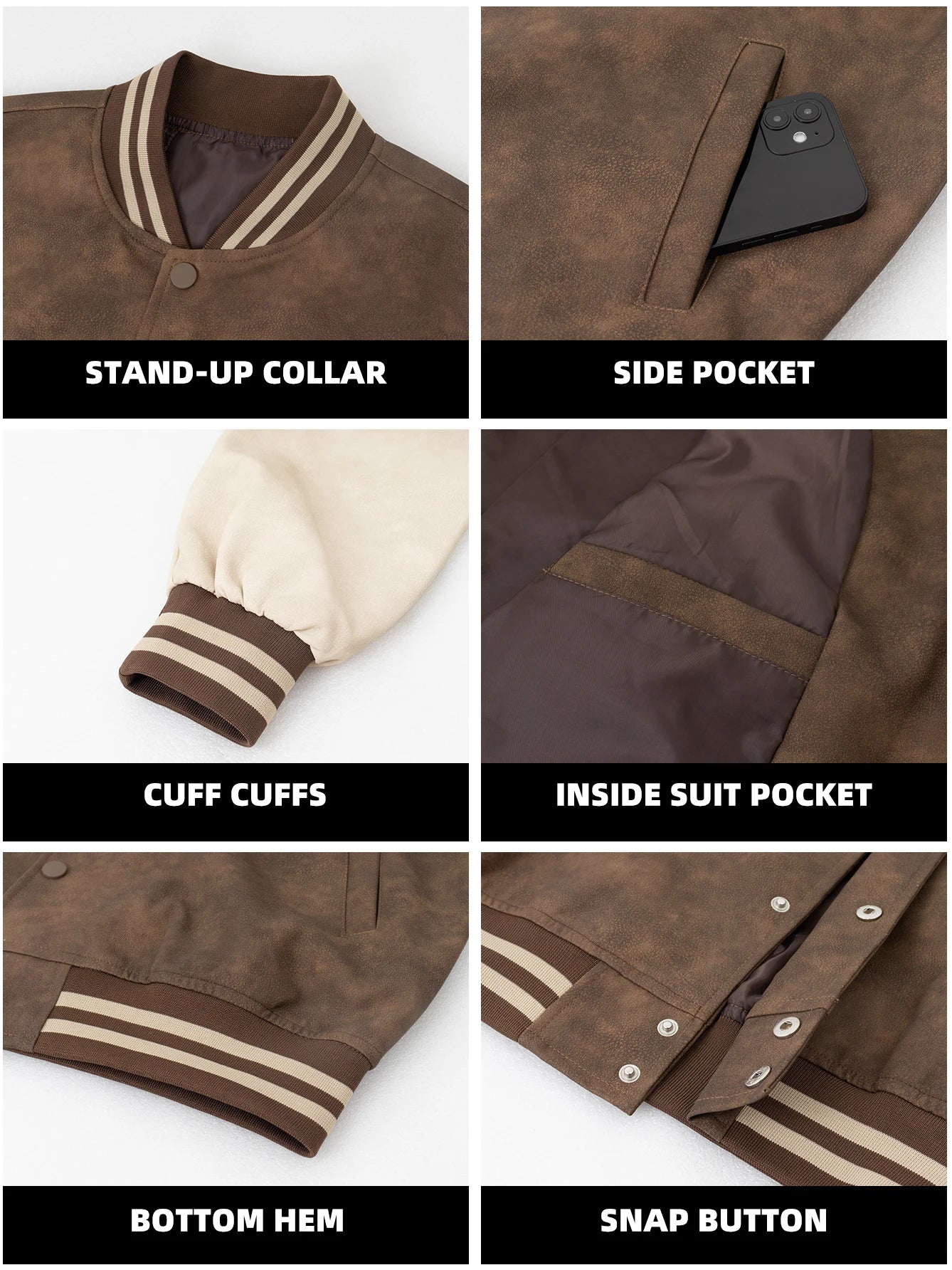 Jaqueta Racing Premium Masculina Varsity Streetwear