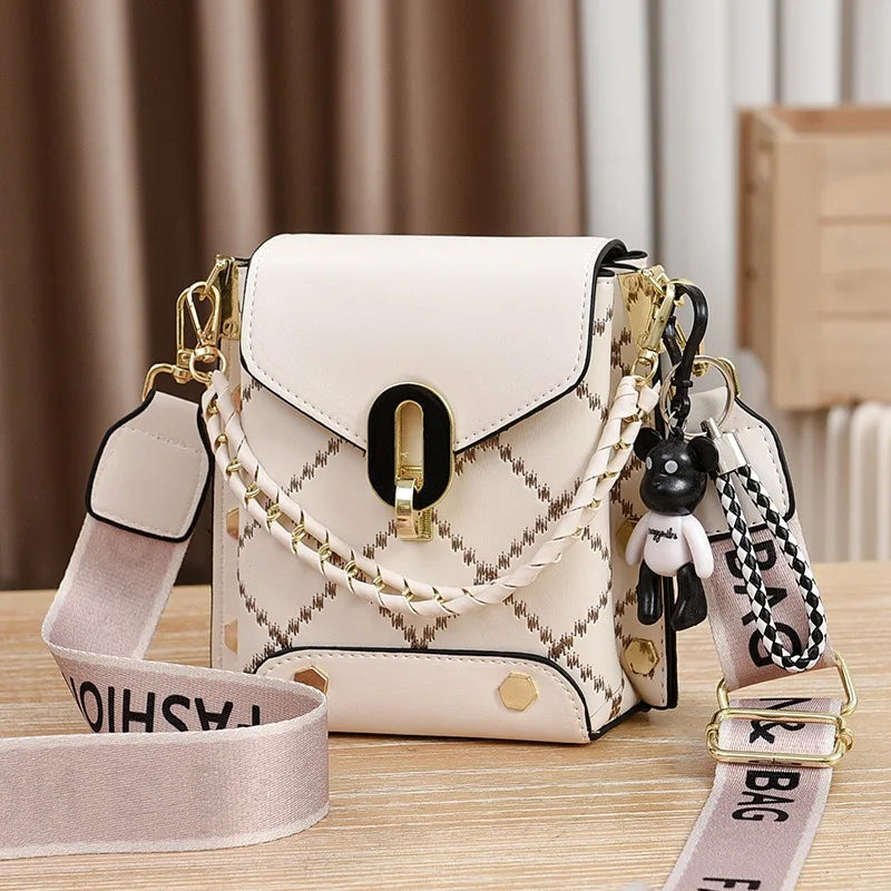 Bolsa Feminina Mini Square Crossbody Korean Style Premium Fashion