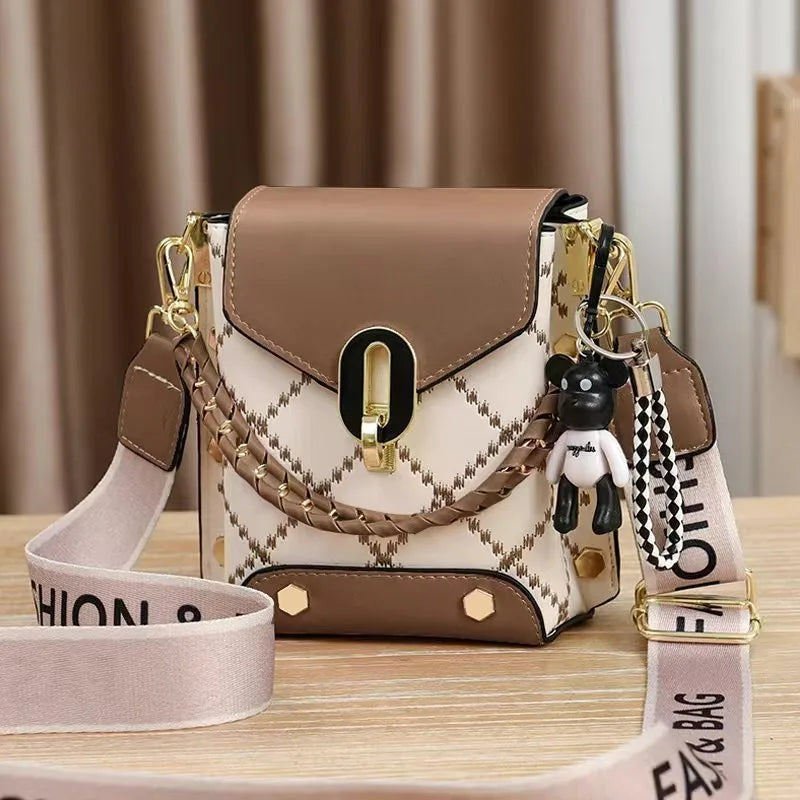 Bolsa Feminina Mini Square Crossbody Korean Style Premium Fashion