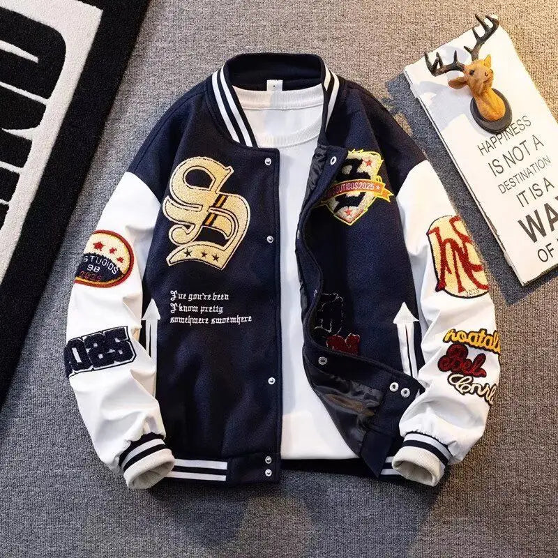 Jaqueta Varsity Premium Masculina Streetwear Inverno