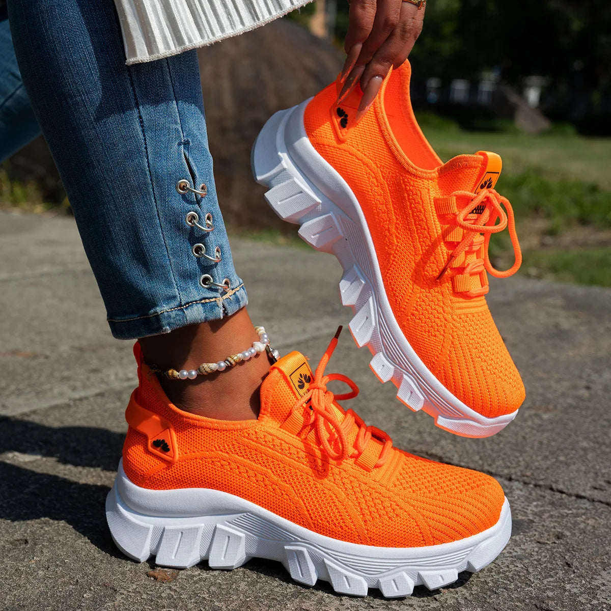 Tênis Feminino Knit Comfort Premium