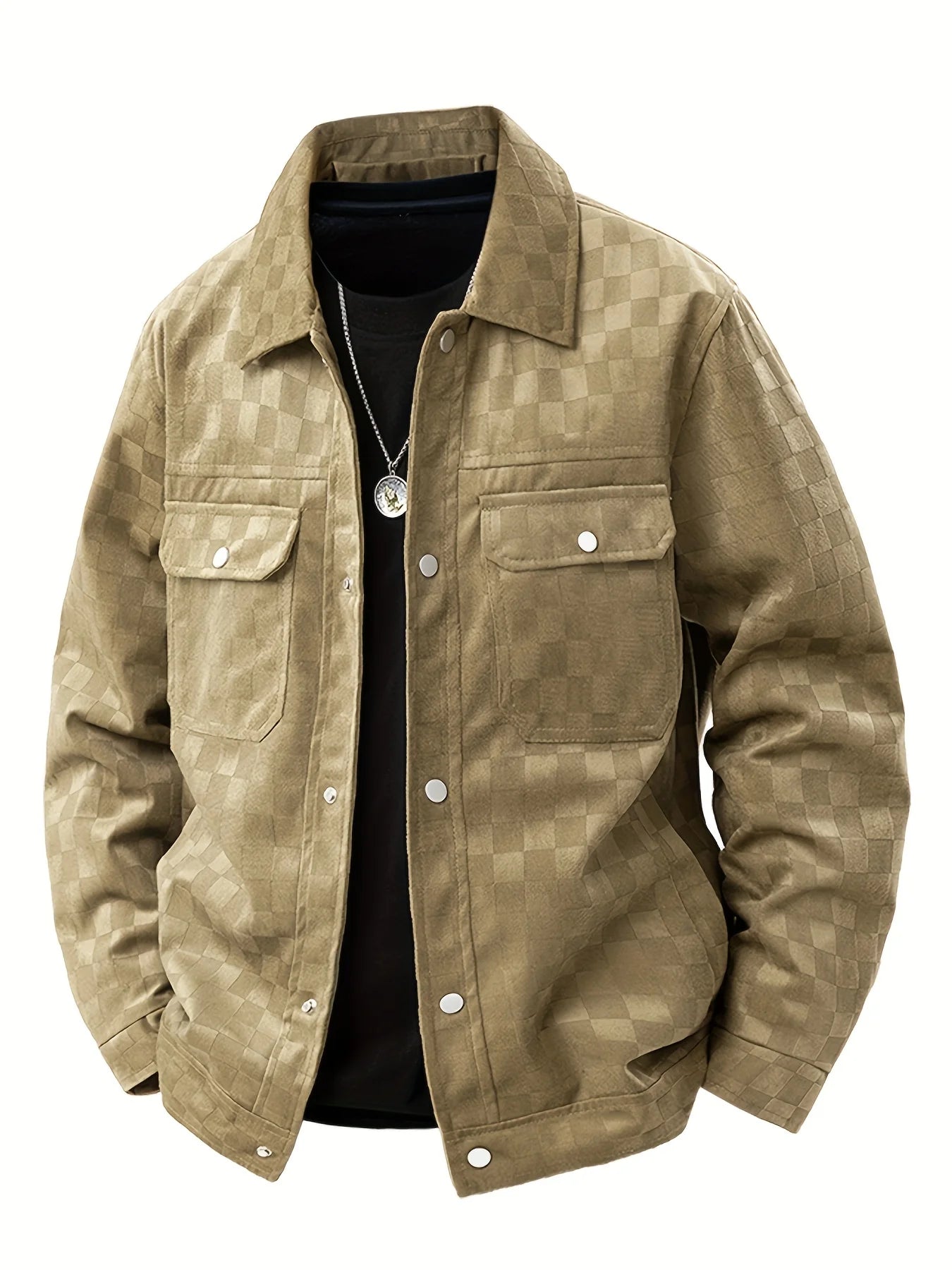 Jaqueta Suede Premium Masculina Old Money Streetwear