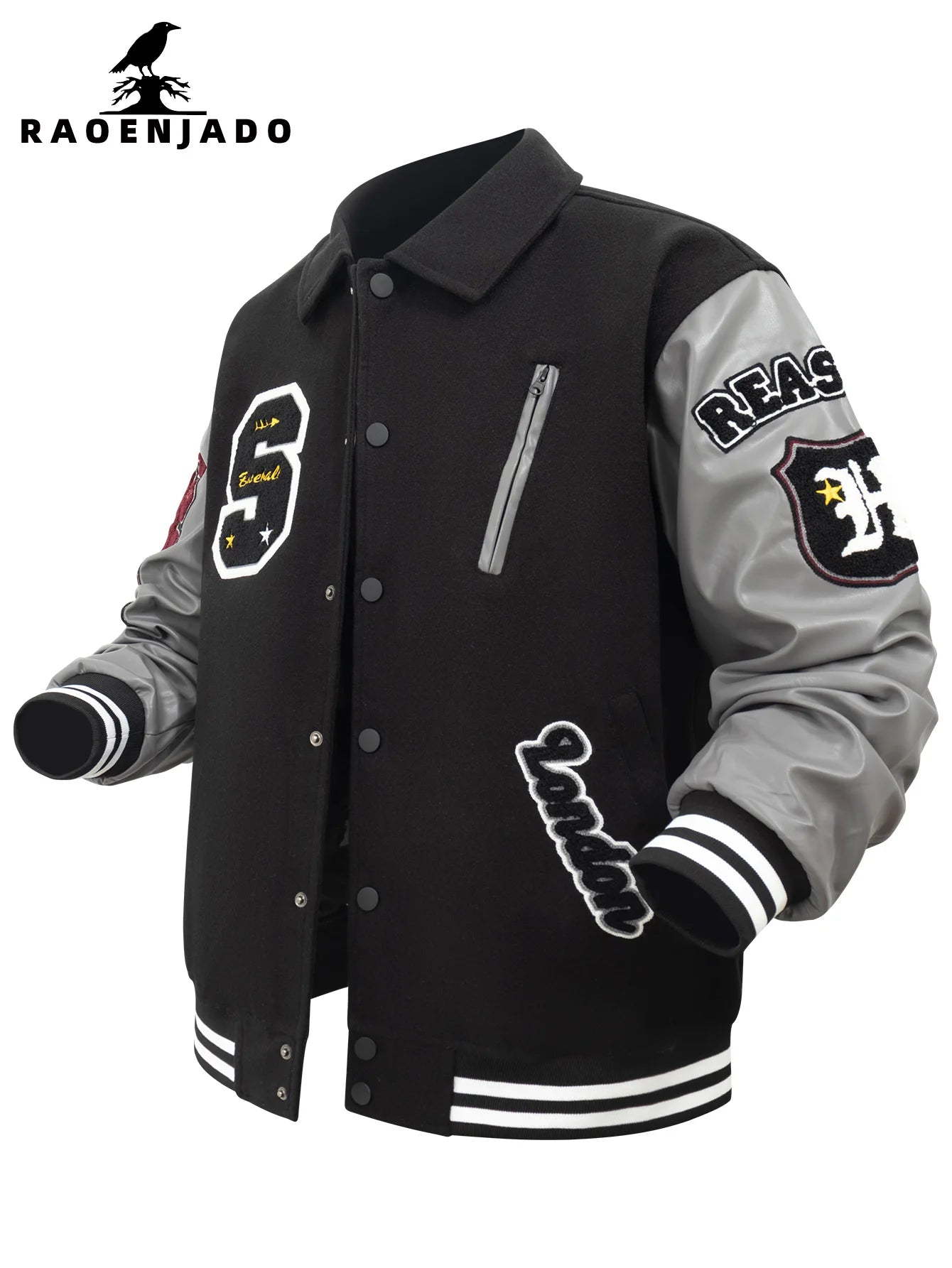 Jaqueta Varsity Premium Masculina College Streetwear