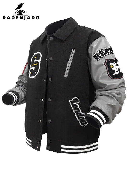 Jaqueta Varsity Premium Masculina College Streetwear