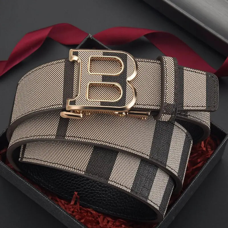 Cinto Masculino Luxury Premium Couro Business Casual