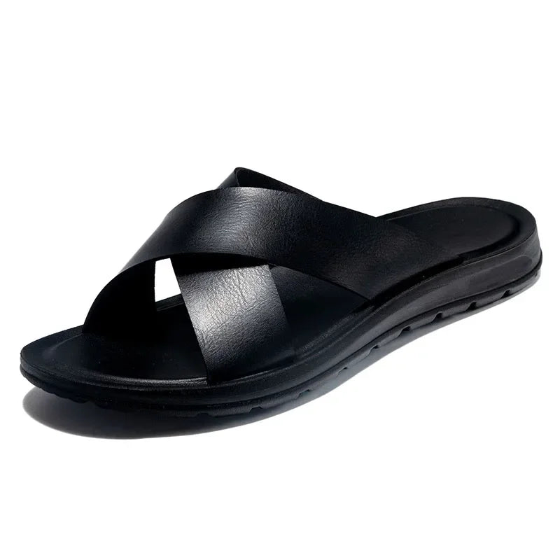 Sandália Masculina Italian Leather Premium