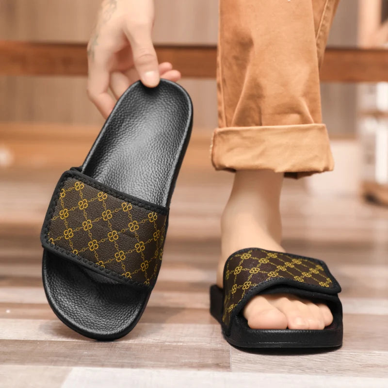 Slide Masculino Leisure Garden Premium