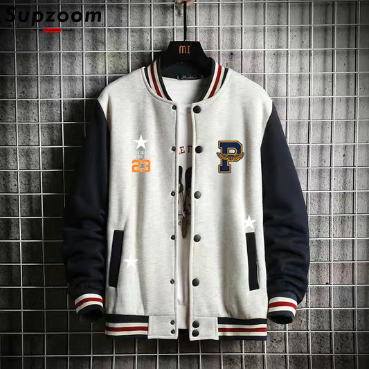 Jaqueta Varsity Premium Masculina Casual Streetwear