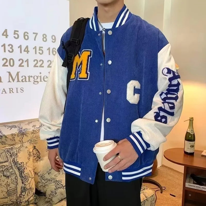 Jaqueta Varsity Premium Masculina Retro Streetwear