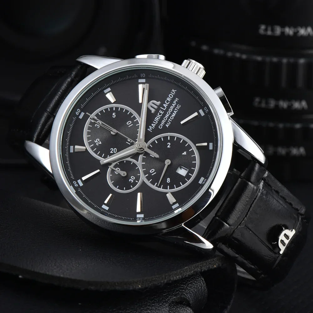 Relógio Masculino Luxury Chronograph Premium Business Sport