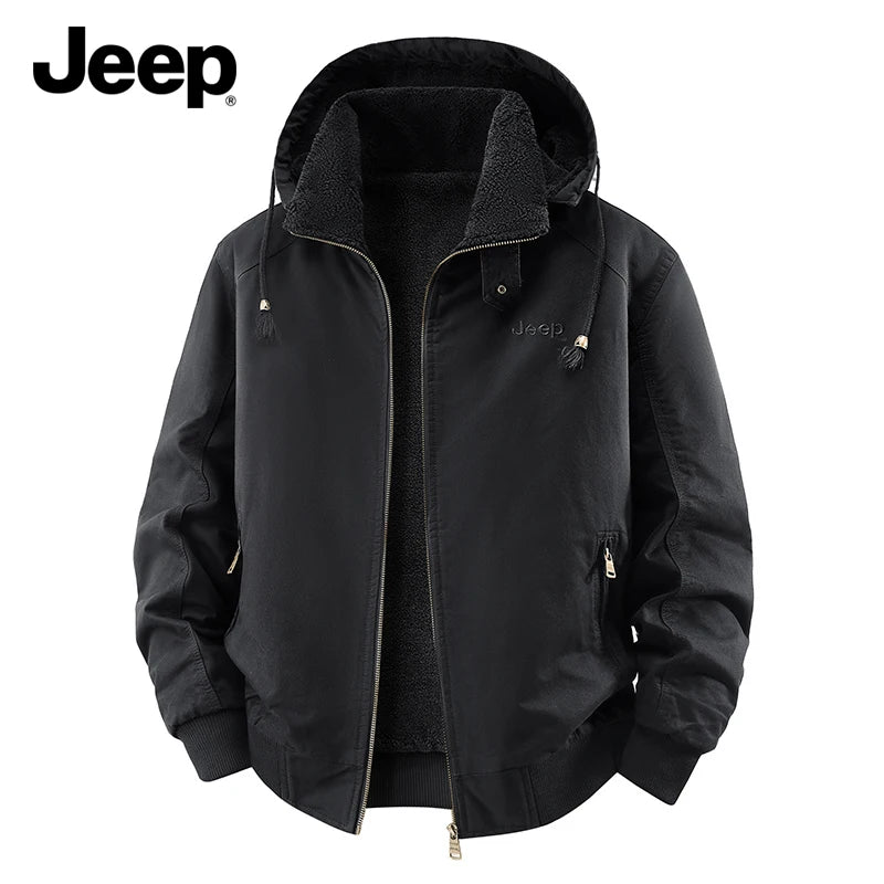 Jaqueta Masculina Outdoor Premium com Capuz