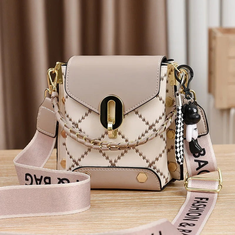 Bolsa Feminina Mini Square Crossbody Korean Style Premium Fashion