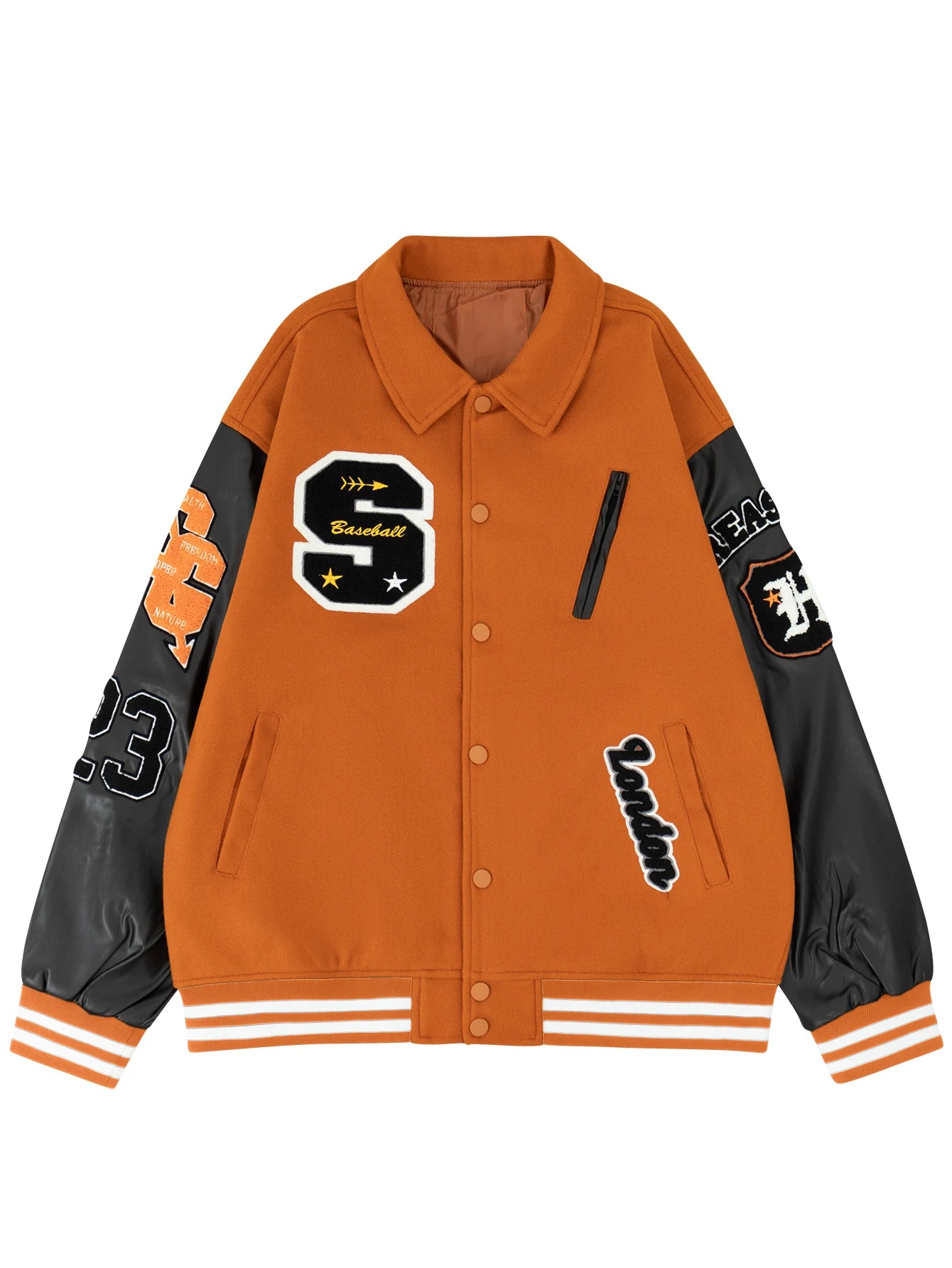 Jaqueta Varsity Premium Masculina College Streetwear